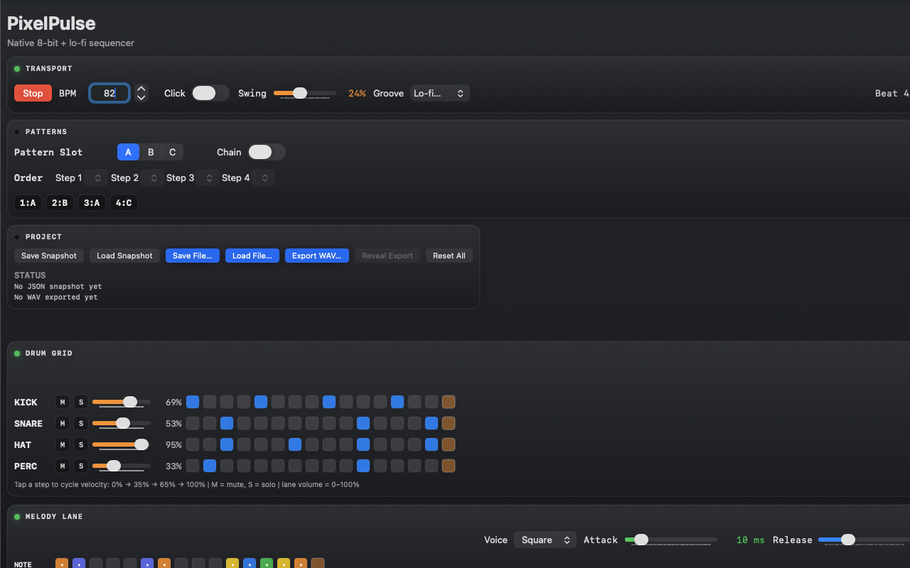 PixelPulse screenshot 1